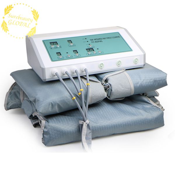 Pressothérapie Chauffage Air Wave Pression Corps Minceur Équipement De Beauté Multifonctionnel Detox Lymphatique Drainage Lymphatique Sauna Machine En Vente