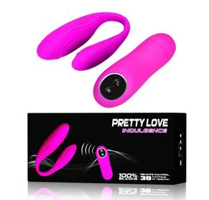 Nouveau Pretty Love Recharge 30 vitesses Silicone Vibromasseur télécommandé sans fil Nous concevons Vibe 4 Vibrateurs de jouets sexuels pour adultes pour femmes1720883