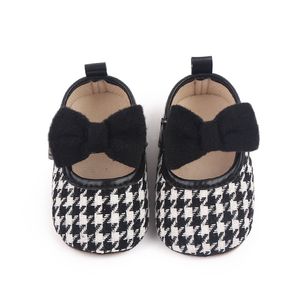 New Princess Bow First Walkers Baby Girls Toddler Baby Girls Mary Jane Soft Soft Sole Anti-Slip Baby Shoes Kids