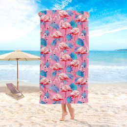 Nouvelle serviette de plage imprimée serviette de bain de sport en eau extérieur serviette de baignade à séchage rapide serviette de surf de nage de nageur portable de chaise de plage de tapis de yoga portable