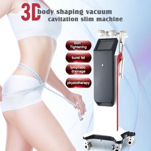 Nouveau produit 6 en 1 Cavitation sous vide Cellulite Burst Body Sculpture Minceur Machine RF Ride Supprimer le dispositif de désintoxication lymphatique avec des tampons laser