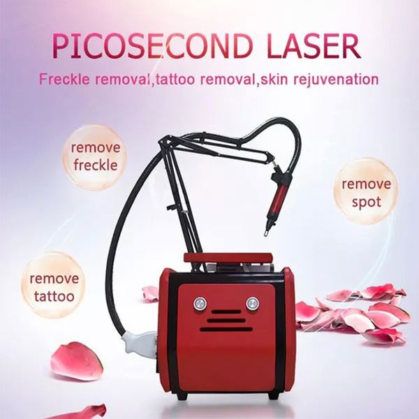 Nouveau produit traitement de l'acné cernes rajeunissement de la peau q commuté nd yag laser détatouage machine picolaser