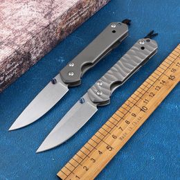 Nouveau produit Chris Reeve Sempenza CR couteau pliant D2 lame en alliage d'aluminium poignée camping tactique poche EDC outil couteau