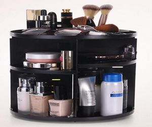 NOUVEAU PRODUIT ORGANISATEUR COSMÉTIQUE Cadre de réception rotatif 360° 3 couleurs haute capacité pour nettoyer la table 3307792