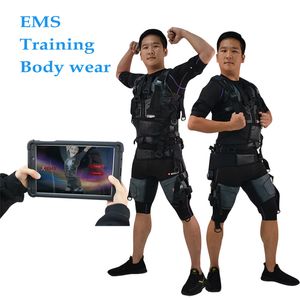 Nouveau produit Ems stimulateur musculaire portable sans fil EMS formation costume fitness gym utiliser la machine