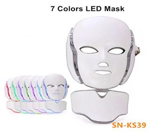 Nuevo producto Terapia de luz IPL Máscara de cuello LED para rejuvenecimiento de la piel con 7 colores para uso doméstico 7269080