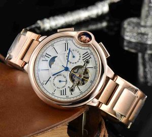 Nouveau produit Fashion Mens Automatique Band en acier mécanique Diamond Watch incrusté Couvré 211