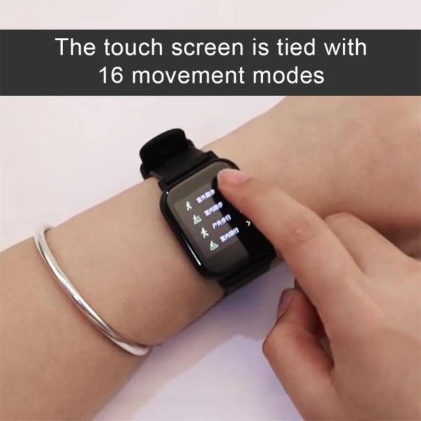 Nouveau produit modèle GTS1 Test de Stress prune température montre informations pousser alarme de fréquence cardiaque podomètre étanche montre intelligente