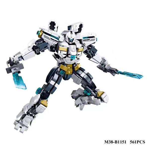 Nouveau produit Figures de film mecha série Robot City Mech Warrior Modèle de construction de blocs de construction Robot Bricks Toy for Boys Gifts 561PCS