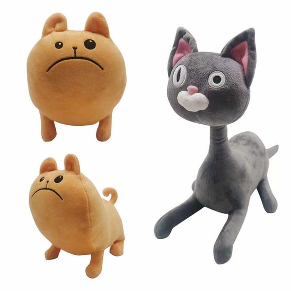 Nouveau produit nouilles et chignon en peluche nouilles chat et chignon en peluche cuit à la vapeur chien poupée de dessin animé