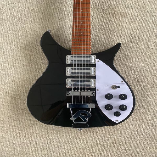 Nuevo producto guitarra eléctrica ricken-backer 325 3 piezas de recogida, fotos reales, guitarra negra Envío gratis