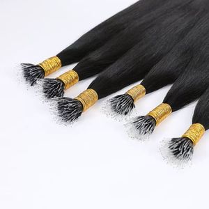 Nouveau produit Extensions de cheveux droits I Tip collés Remy cheveux humains 100 pièces/ensemble Extensions de cheveux naturels kératine Capsule brun 613 couleur blonde confortable à porter