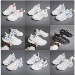 Nouveau produit Summer Running Designer 2024 pour hommes Femmes Fashion Sneakers blanc noir noir gris Pink-073 Surface Womens Outdoor Sports Trainers Sneaker 40 S