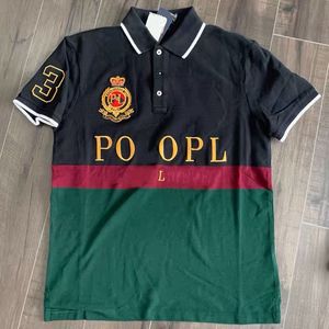 Nouveau produit Sweat Polos chemise drapeau américain marque Polos homme manches courtes T-shirt homme S-6XL