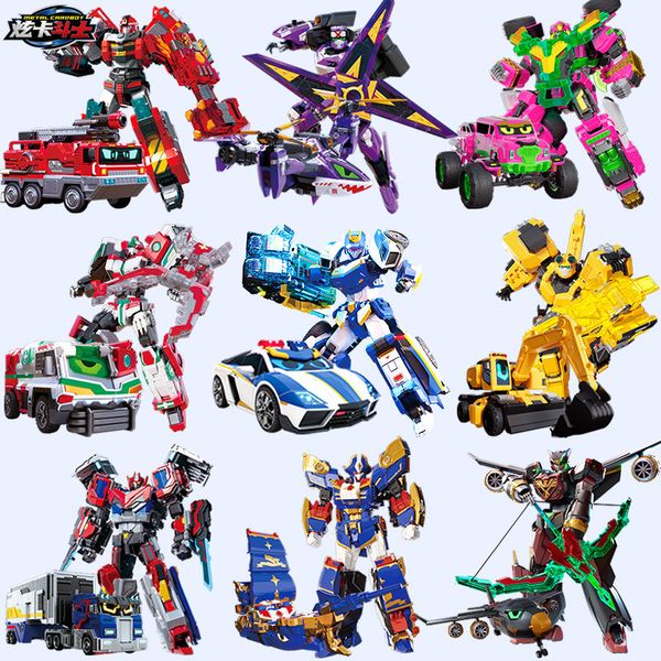 Nouveau produit Xuanka Fighter Transformation Robot Toy Car 6-12 ans Transformation de voiture de dessin animé Boy Set Toy Wholesale