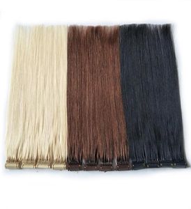 Nieuwe producten Aangepaste kleur 6D Haarextensies voor snelle voorgebonden haar High End Connection Technology 100 Remy Human Hair Fast6701404