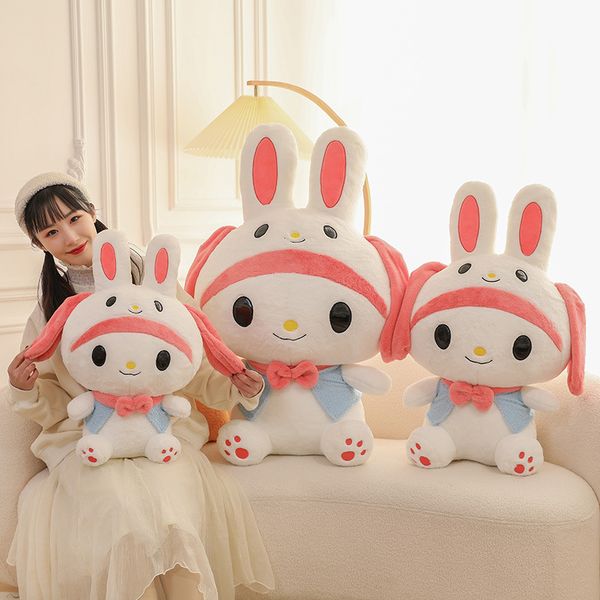Nouveaux produits mignons oreilles de lapin Melody jouets en peluche canapé oreiller jeux pour enfants playmate cadeaux de vacances