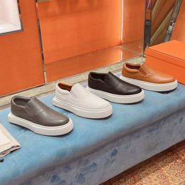 Nouveaux produits pour l'automne et l'hiver ! Forme de chaussure classique + design de couleurs britanniques, chaussures classiques durables pour hommes, chaussures décontractées confortables à fond plat.