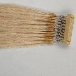 Nieuwe producten hoogwaardige nagelriem uitgelijnd Remy Hair 6D Extensions Black Bruine Blonde Pre Bonded Hair 1 Row 5Strand 150 g 300s veel