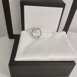 Nieuwe producten S925 Sterling zilveren ring Top Charm Design Ring Hoge kwaliteit Ring Paar Sieraden Supply260h