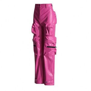 Nouveaux produits pantalons cargo taille basse pour femmes piste pour jupe en jean jambe large