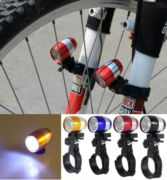 Nuevo profesional 6 LED mini bicicleta de ciclismo luz delantera de advertencia lámpara de seguridad impermeable faro con soporte de lámpara 9009122