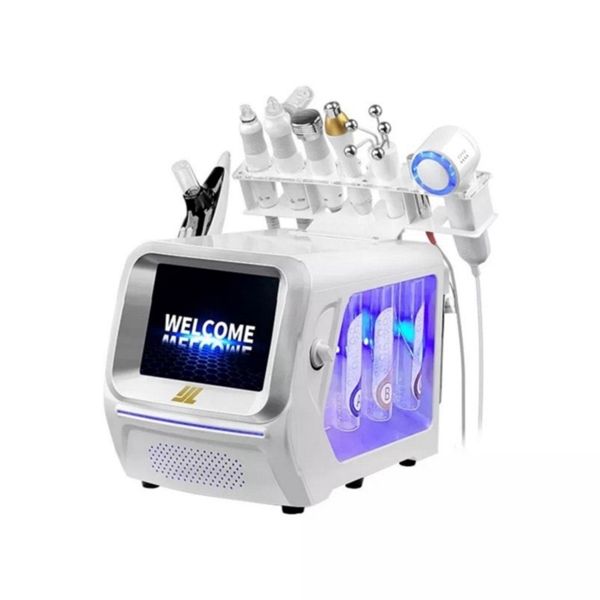 Nuevo Máquina de microdermoabrasión facial aqua profesional 8 en 1 ems sin mesoterapia con aguja