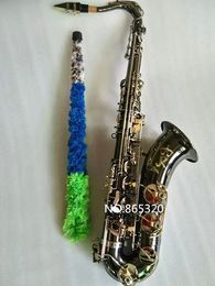 Nouveau professionnel allemagne JK SX90R Keilwerth saxophone ténor noir Nickel saxophone ténor haut instrument de musique avec étui 95% copie