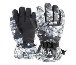 Nouveaux gants de ski professionnels tactile tactile en tople Glants de neige chaude hiver