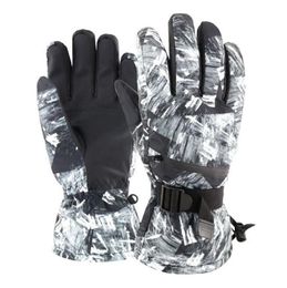Nouveaux gants de ski professionnels tactile en tople enlecement hivernal gants de snowboard chaud ultra-léger gants de neige thermique imperméable1115339