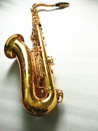 Nouveau Saxophone ténor professionnel MARK VI Bb accordé en laiton doré un à un instrument de jazz à motif gravé avec accessoires de boîtier