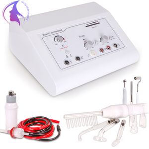 Pulvérisateur sous vide galvanique haute fréquence 5 en 1, 2 baguettes, 9 embouts, Machine de beauté pour rajeunissement de la peau, Salon de Spa, nouvelle Promotion