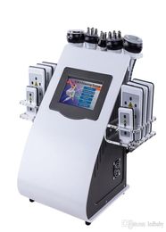Nuevo promoción 6 en 1 máquina de adelgazamiento láser de radio de aspiración ultrasónica para spa7634652