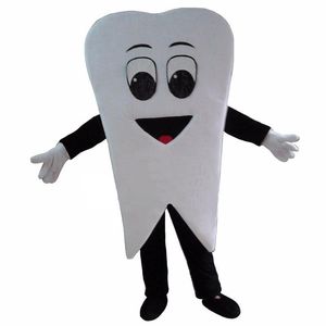 Nouvelle promotion nouveau costume de mascotte de dentiste professionnel