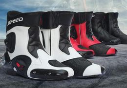 Nueva Promoción seguridad men039s Calzado de motocicleta botas todo terreno de carreras calzado de equitación botas deportivas al aire libre calzado de ciclismo win8130430