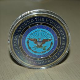 New Proud Military Gift Family US Armed Forces DoD Challenge Coin