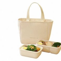 Nouveau PU grande capacité déjeuner Insulati sac étanche Insulati feuille d'aluminium Portable boîte à déjeuner sac sac de rangement pratique s14K #