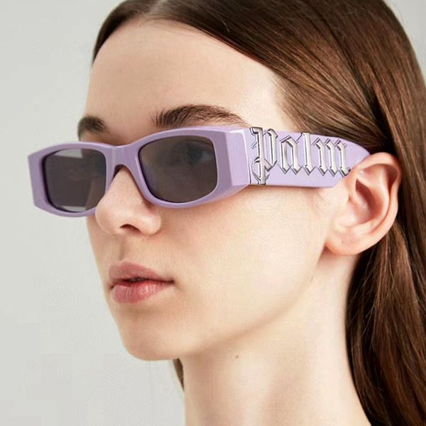 Lunettes de soleil de nouveaux punk pour hommes, lunettes de soleil de lettres pour femmes, style hip hop, lunettes de soleil haut de gamme haut de gamme