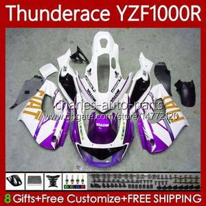 Nouveau Kit de carrosserie violet pour YAMAHA Thunderace YZF 1000 R 1000R YZF1000R 96-07 87No.99 YZF-1000R 96 03 04 05 06 07 YZF1000-R 1996 1997 1998 1999 2000 2001 2002 200 7 Carénage