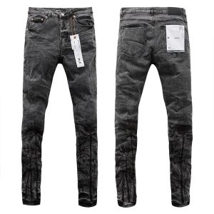 Nieuw Paars Merk Jeans American High Street Coconut Tree Print Zwart Stijlvolle en slanke broek