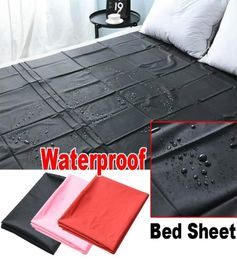 Nouveau PVC Plastic Adult Sex Sex Sheet Sexy Game Imperproof Hypoallernic Matelas Cover Full Queen King Feuilles de literie C10261559823