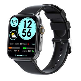 Nouvelle montre intelligente QS12 avec communication Bluetooth, température, fréquence cardiaque, tension artérielle, oxygène sanguin, surveillance du sommeil, étapes du compteur d'exercice