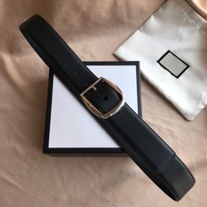 Nouvelle qualité en cuir authentique en noir avec broche à épingle Bonne ceinture avec coffret de concepteurs ceintures femmes ceintures ceintures shipp212o