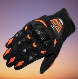 NIEUWE KWALITEIT MOTORCYCLE RACING Beschermende tandwielen Handschoenen Groene oranje rode kleuren Motoqueiro Luva Motor Motocross Moto Guantes9104054