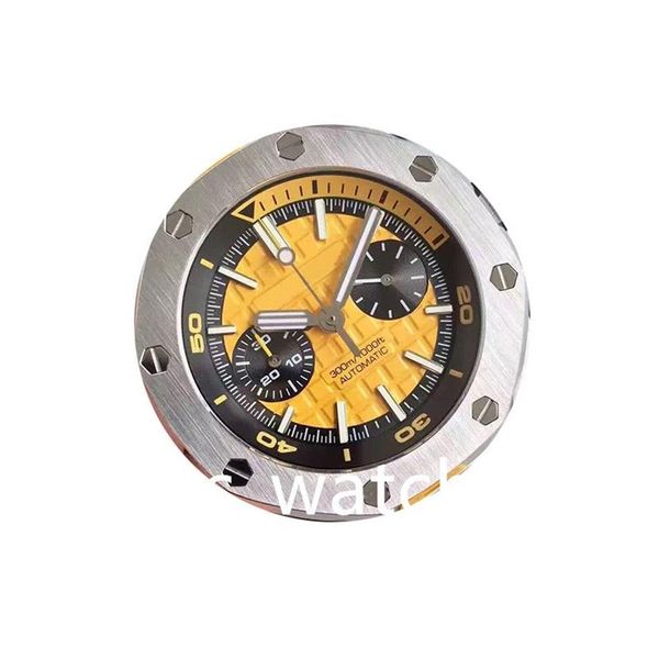 Nuevo reloj de cuarzo de calidad para relojes para hombre, reloj colorido con correa de goma, cronógrafo deportivo VK, reloj de pulsera resistente al agua 2414