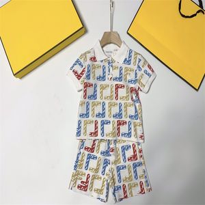 Nueva calidad, traje de polo de verano, ropa de diseñador para niños, ropa deportiva de diseñador de alta calidad, ropa para niños, talla 90 cm-150 cm b02