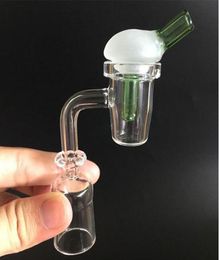 Nouveau Quartz Banger avec Dabble et Cap 2IN1 clou de quartz 10mm14mm18mm femellemâle joint clair réel 100 quartz 6845536