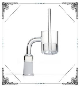 Nieuwe quartz sets 14mm 18mm mannelijke en vrouwelijke gezamenlijke quartz banger drie stukken quartz insert nagel hoge kwaliteit op voorraad 1043391