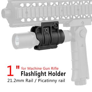 Nouveau support de lampe de poche à dégagement rapide, adapté à un tube de 1 pouce adapté à un Rail weaver de 20mm pour support de portée CL33-0004