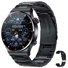 Nuevo QW33 Smart Watch Heart Rife, presión arterial, oxígeno de sangre, control de la música, paso de cámara, Bluetooth Call Smart Watch